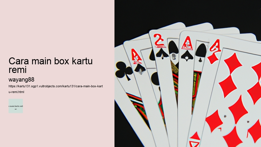 cara main box kartu remi