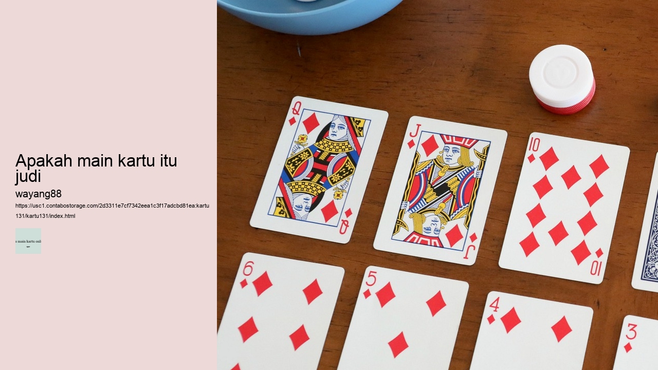 hukum main kartu tanpa taruhan